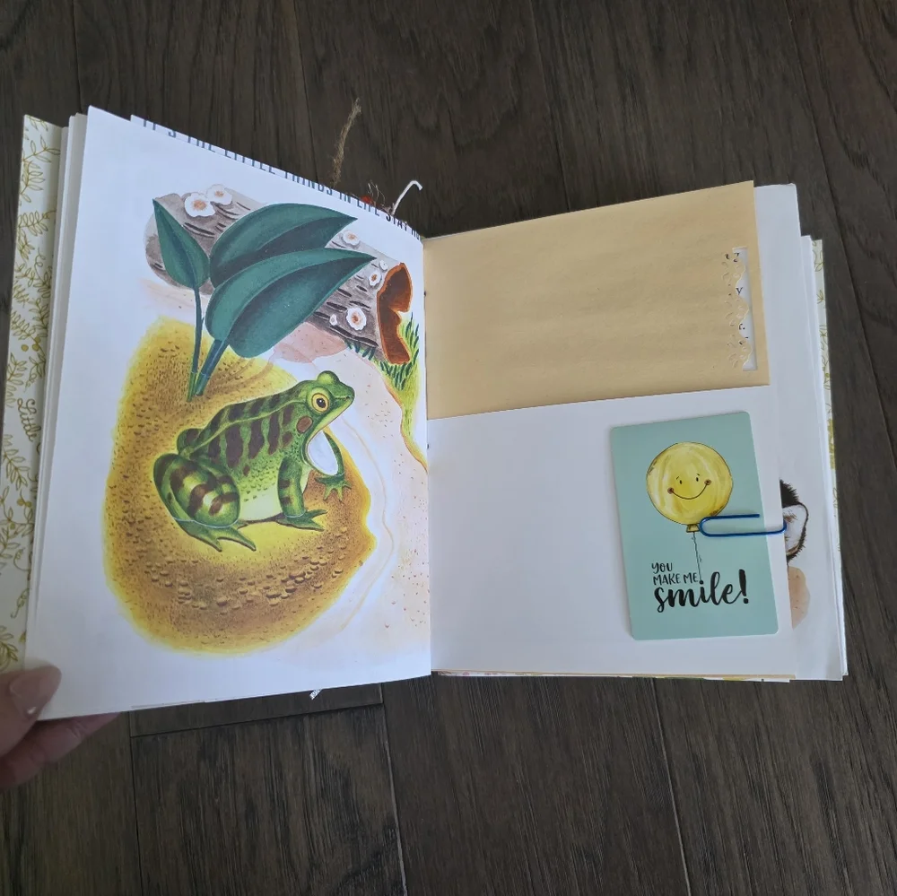 Little Golden Book The Shy Little Kitten Handmade Junk Journal + Original Book